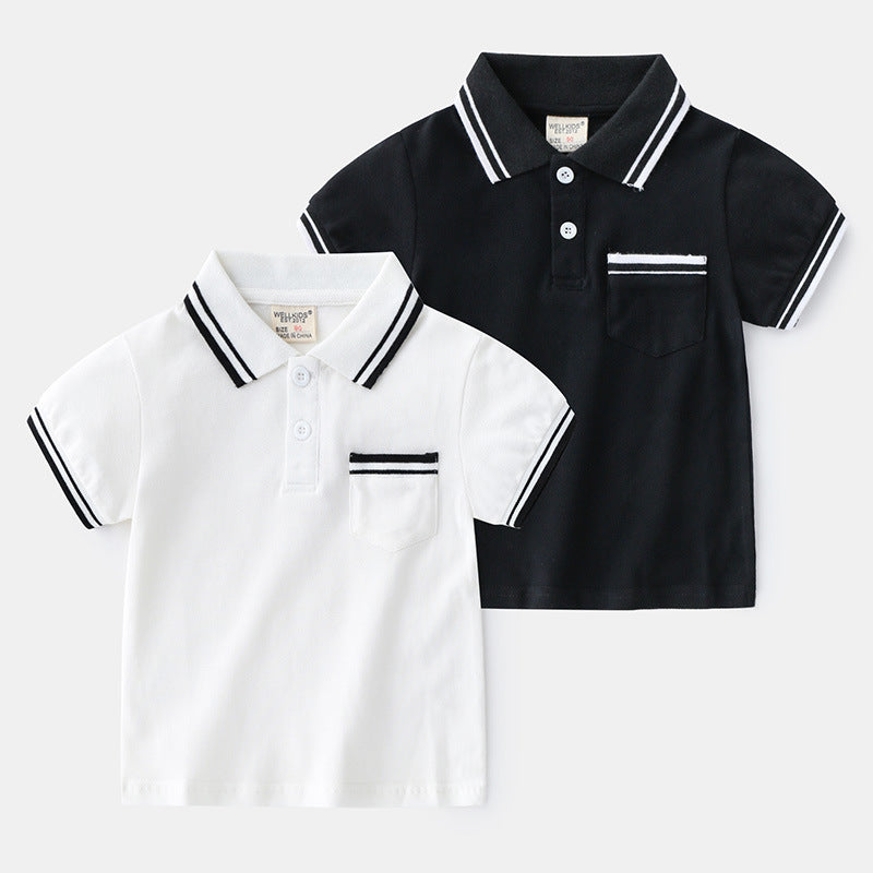Tricou polo clasic pentru băieți - Stil elegant de vară