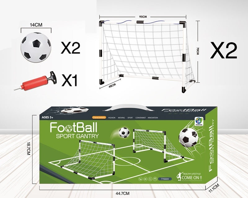 Set de poartă de fotbal pentru copii - Joc în interior și în aer liber pentru distracție activă