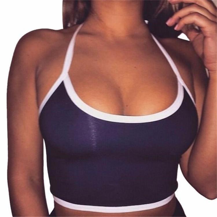 Halter Bralette Crop Top - Soft & Stretchy Summer Fit