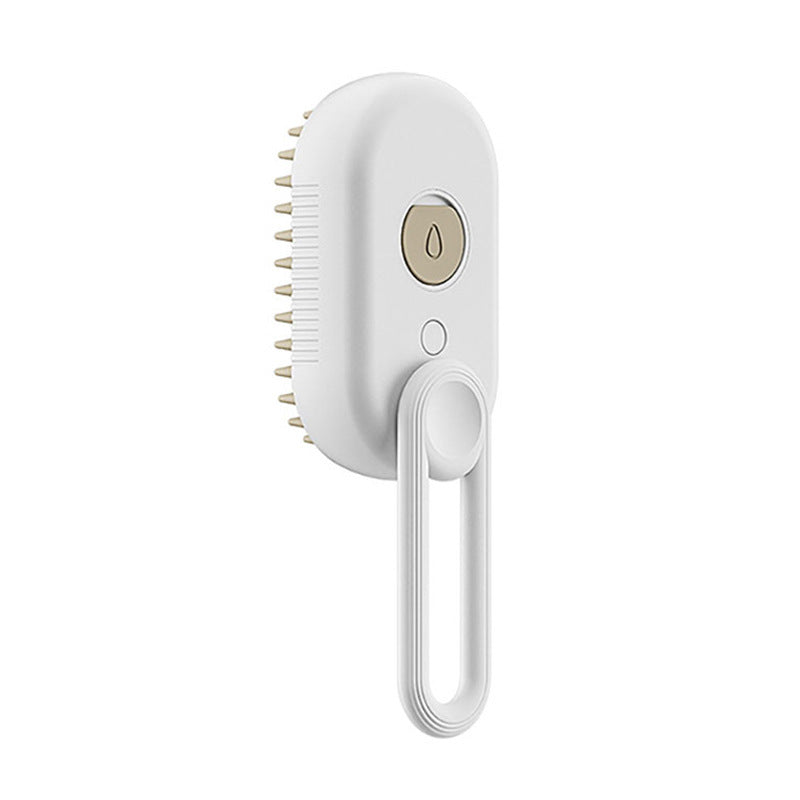 Electric Steam Brush for Cats and Dog-3in 1 Grooming and Massage Tool