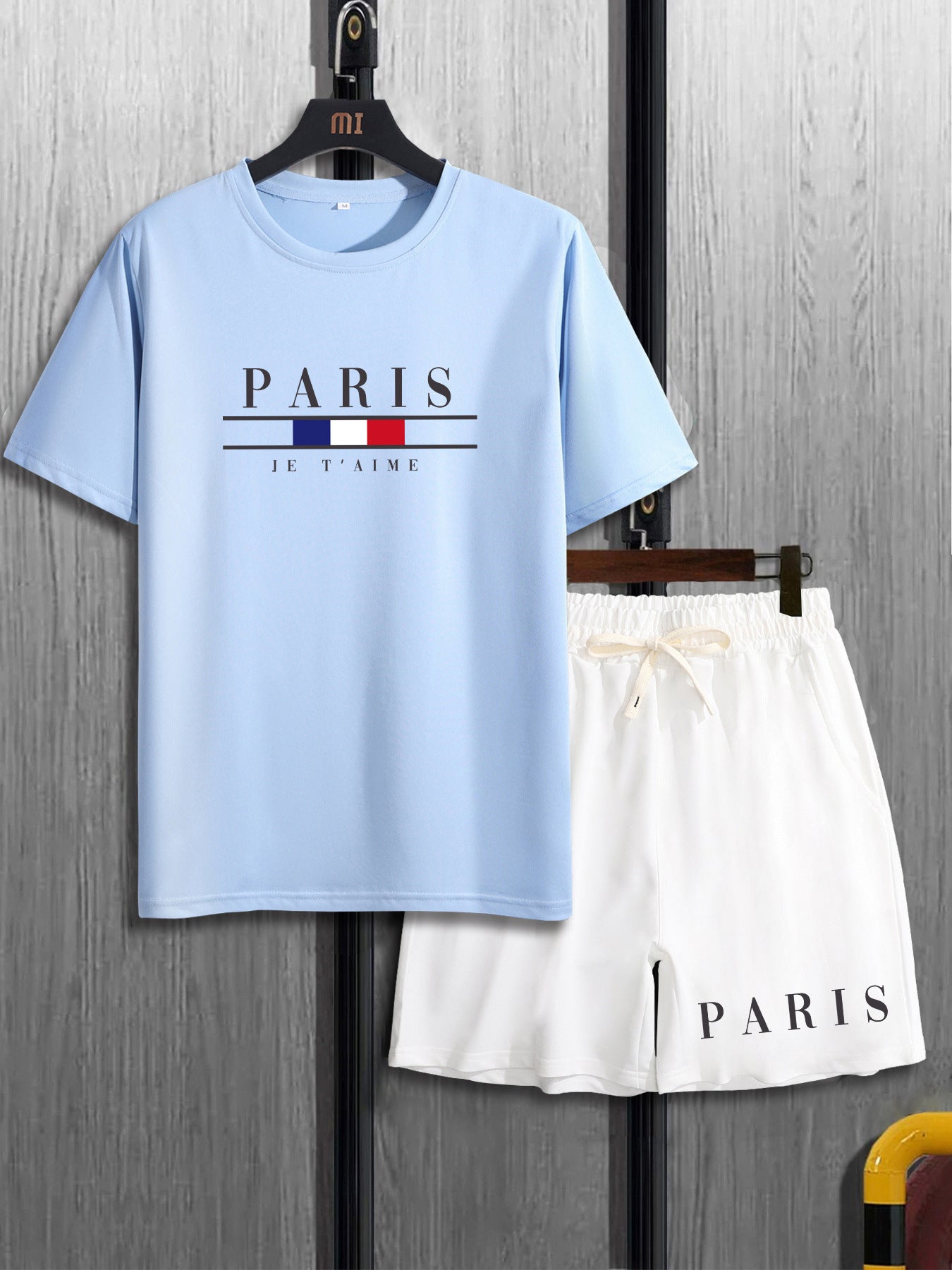 Men's Casual T-Shirt and Shorts Set-Urban Summer Style