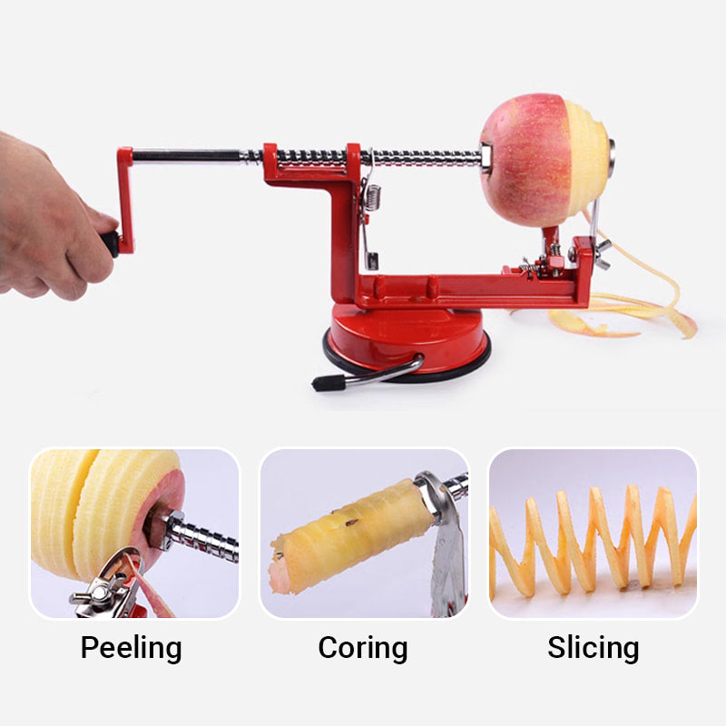3-in-1 Apple Peeler Corer &Slicer-Fast & Easy Prep Tool