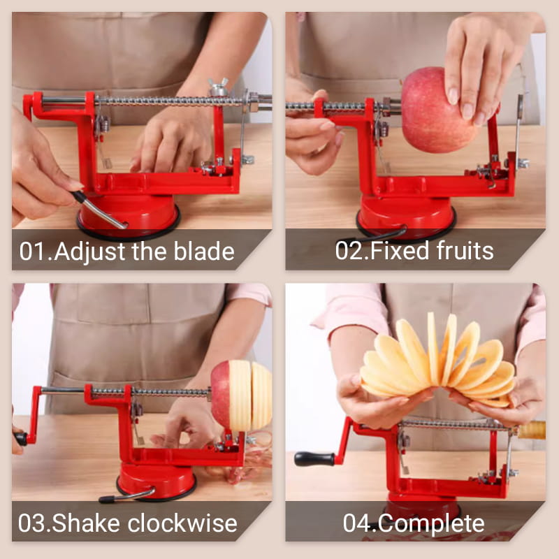 3-in-1 Apple Peeler Corer &Slicer-Fast & Easy Prep Tool