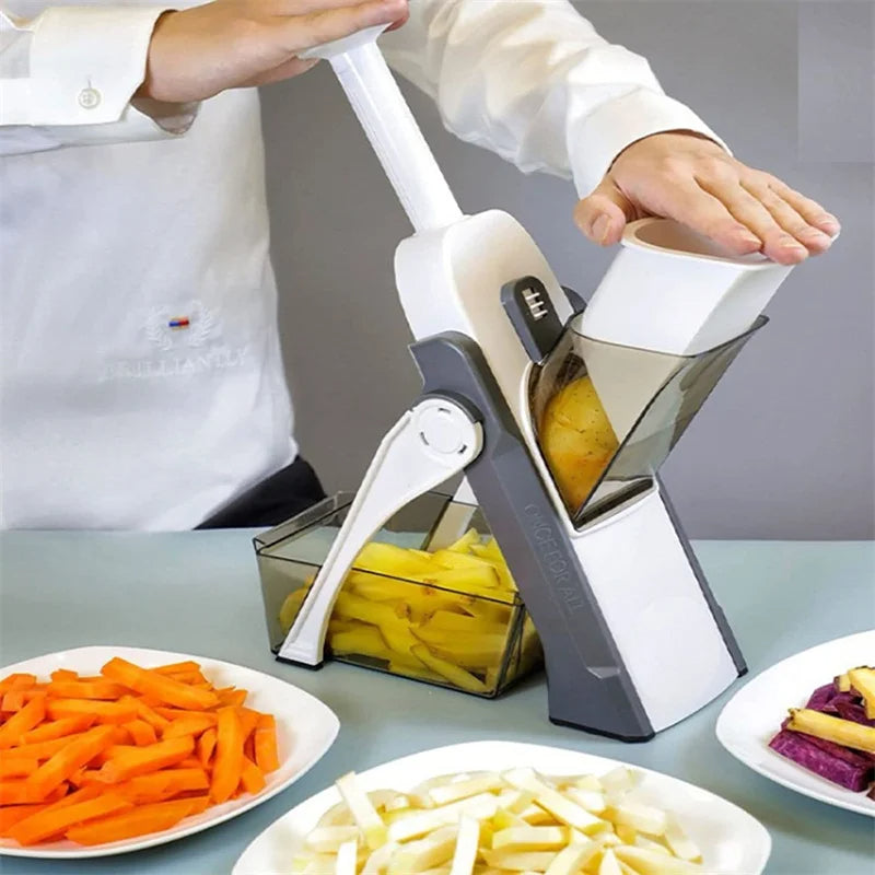 5-in-1 SliceMaster Pro-Chop Grate &Slice in Seconds