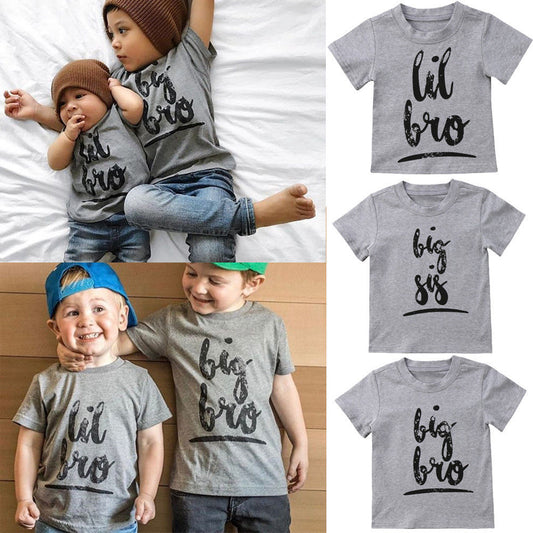 Matching Sibling T-Shirts - Lil Bro / Big sis / Big bro