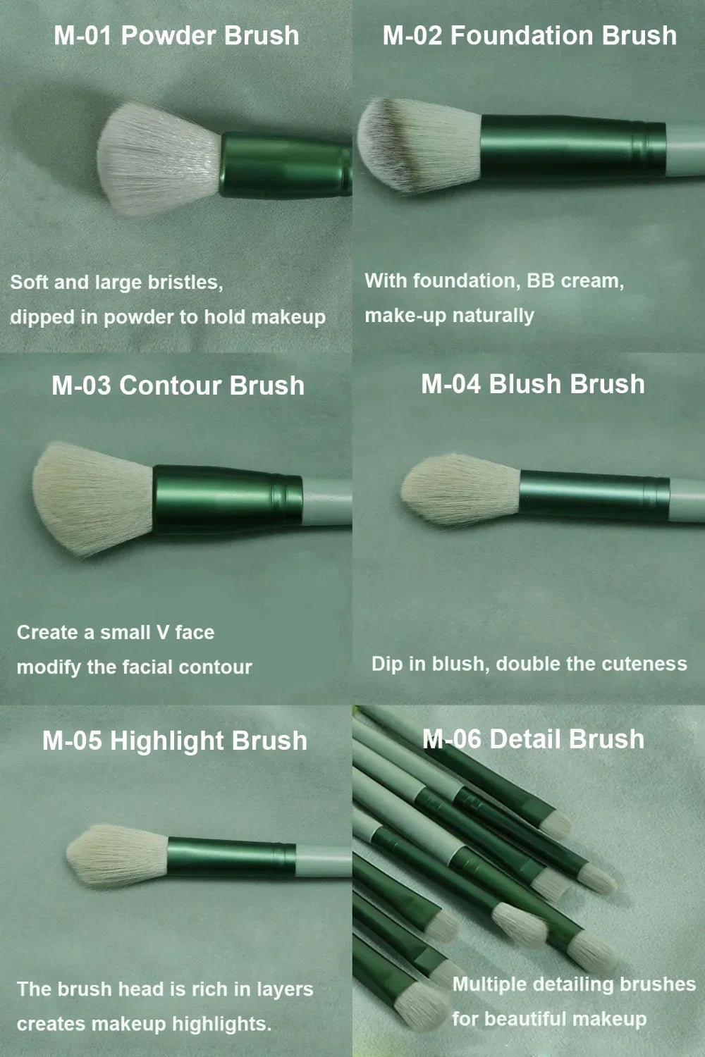 Soft 13 Piece Makeup Brush Set