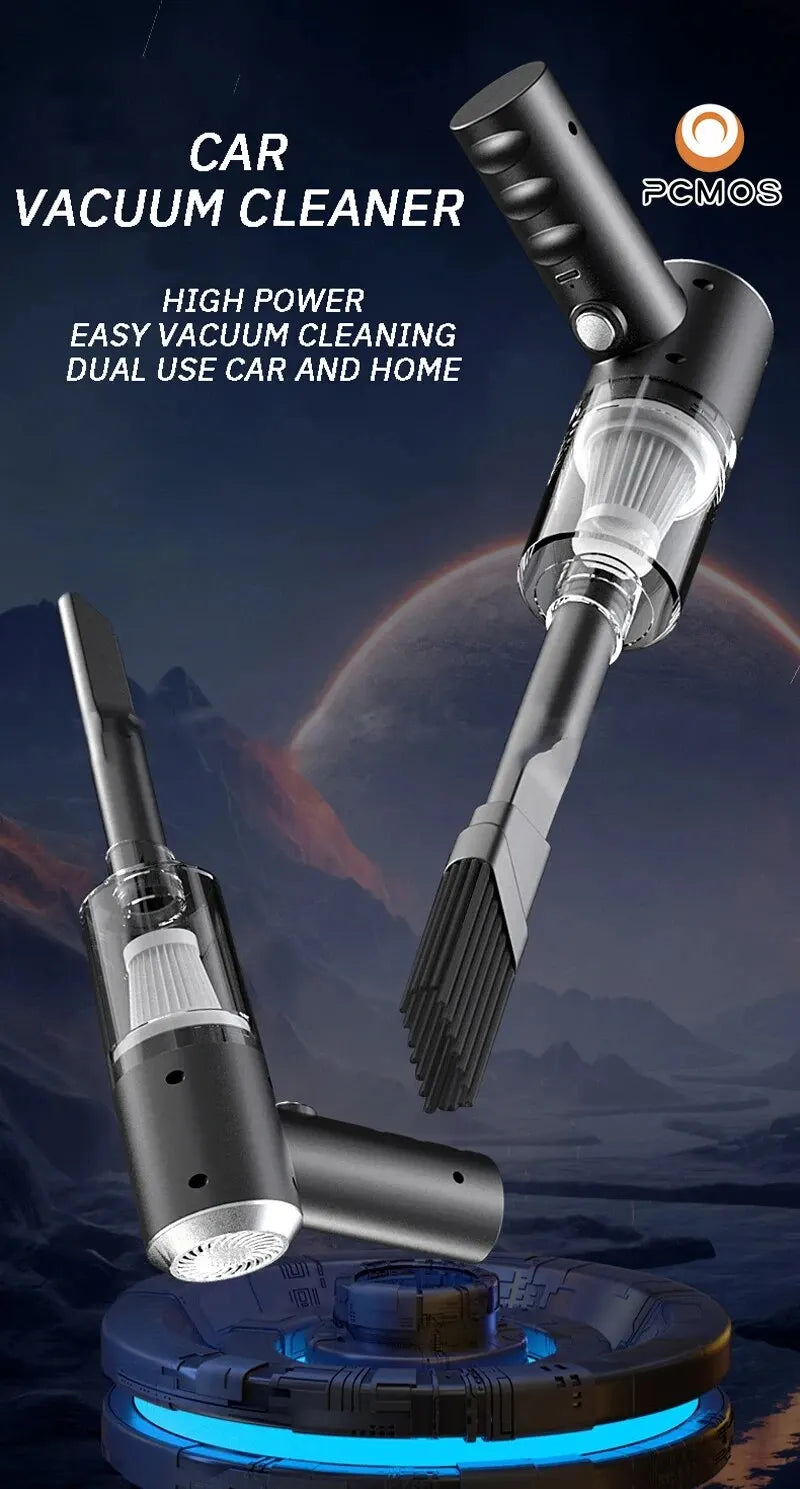 Powerful 120W Wireless Vacuum cleaner - Compact Cordless & Rechargeable - ideal for Home Car & Pet Hair