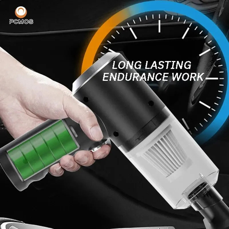 Powerful 120W Wireless Vacuum cleaner - Compact Cordless & Rechargeable - ideal for Home Car & Pet Hair
