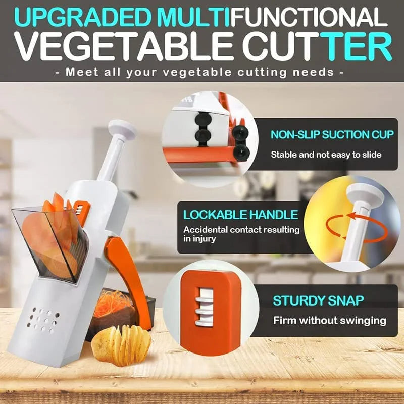 5-in-1 SliceMaster Pro-Chop Grate &Slice in Seconds